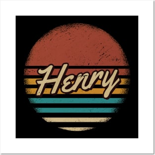 Henry Vintage Text Posters and Art